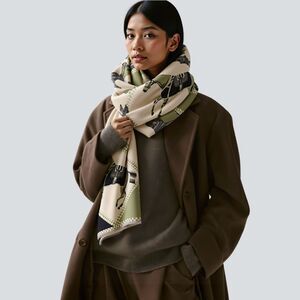 Westrian Cashmere Feel Equestrian Saddle Blanket Horse Winter Scarf